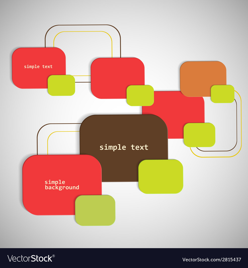 Colored elements for text and symbols