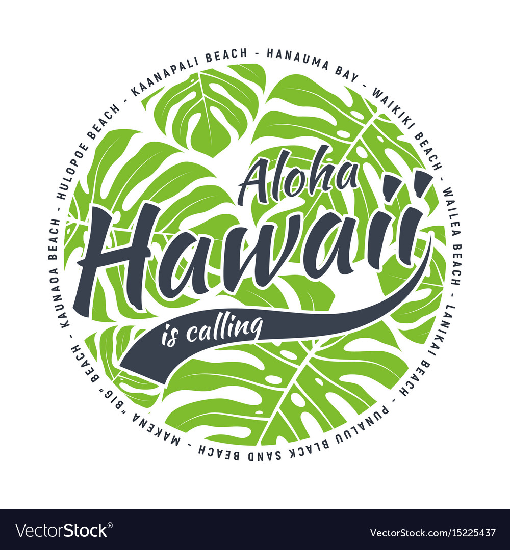 hawaiian t shirt design