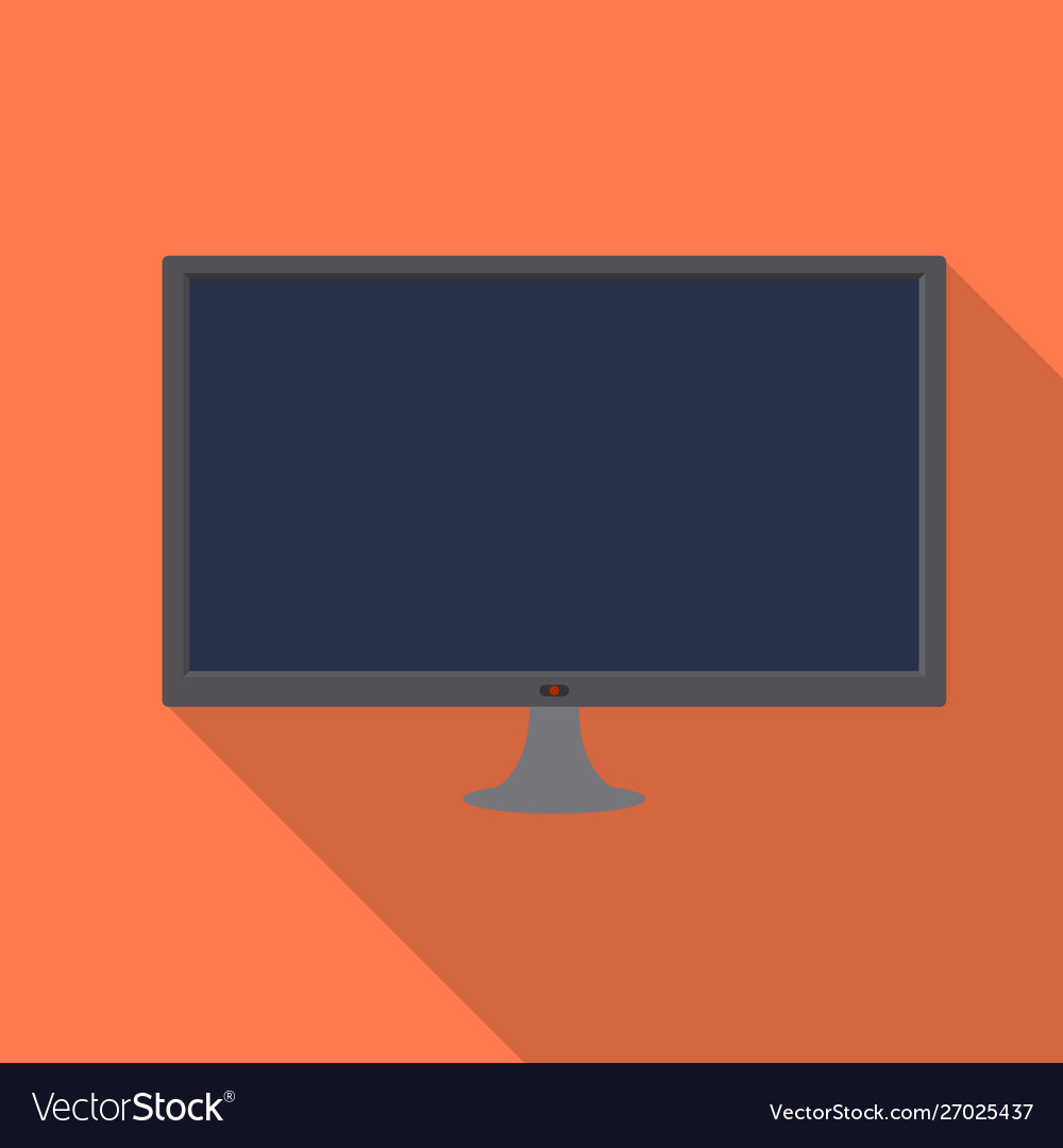 Isolated object monitor and screen sign Royalty Free Vector