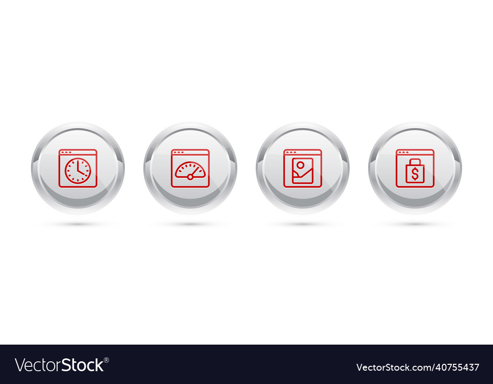 Set line browser window digital speed meter