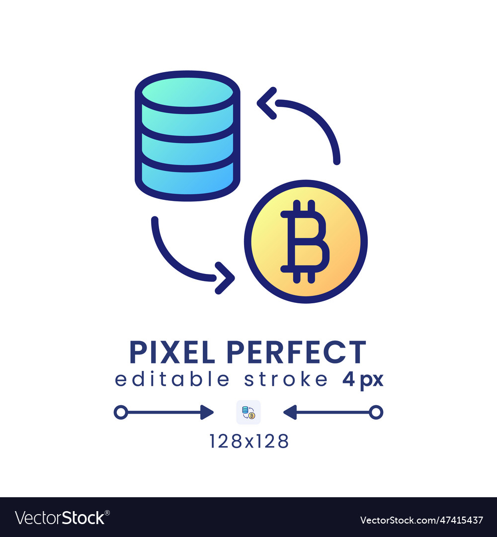 Tokenization gradient fill desktop icon