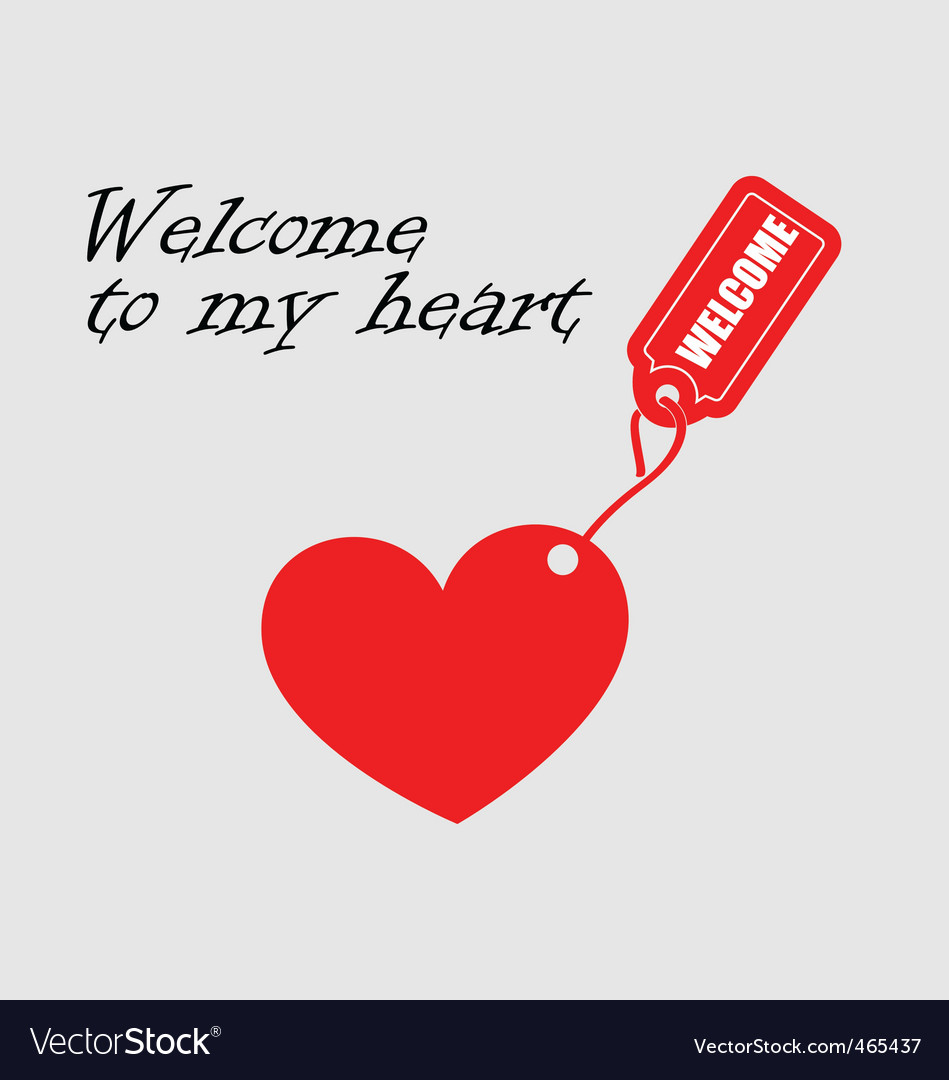 You are in my heart Royalty Free Vector Image - VectorStock