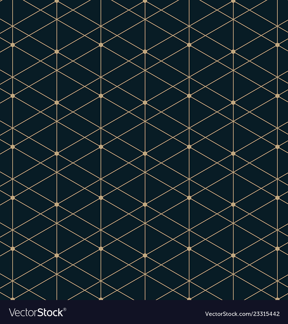 Abstract geometric pattern with lines on dark vector image Abstract geometric pattern with lines on dark