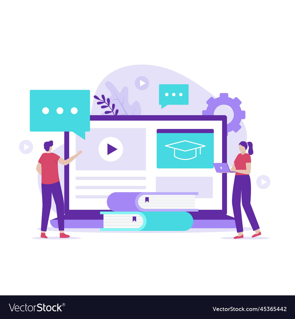 E-Learning Platform Concept