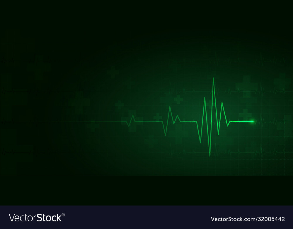 Heartbeat health care and science icon medical vector image Heartbeat health care and science icon medical