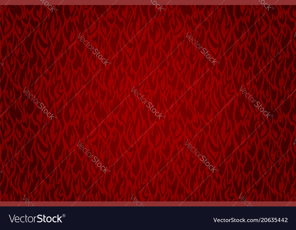 Red fire pattern