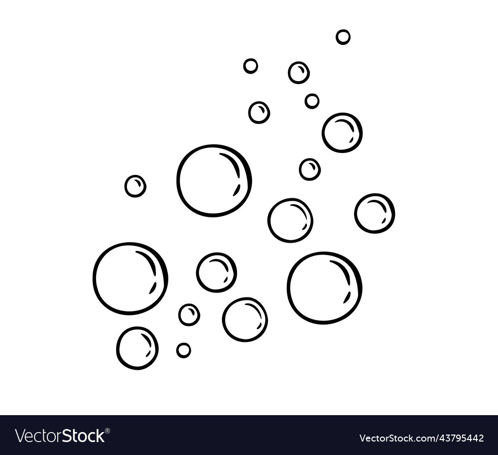 Wasser Bubbles Doodle