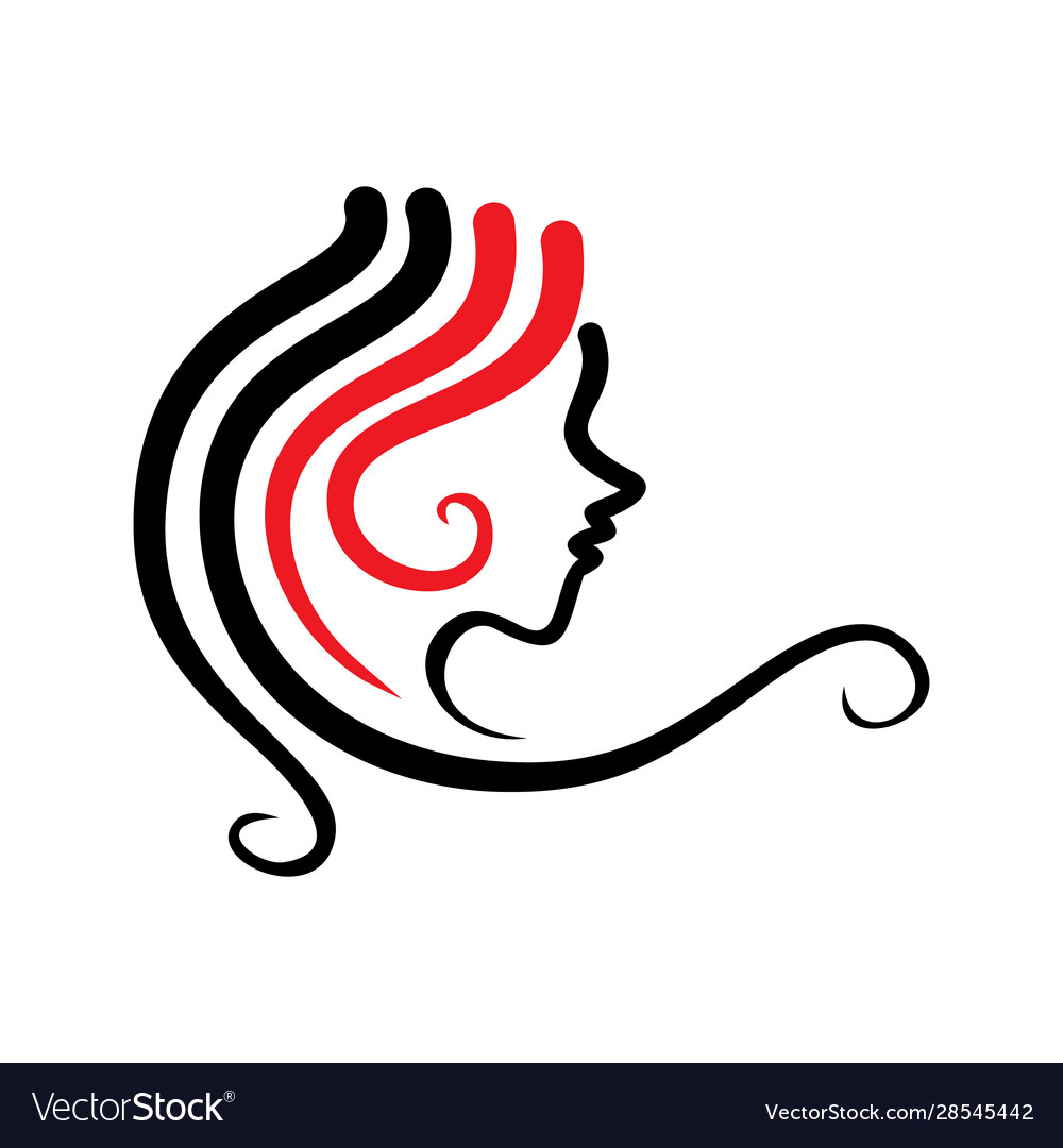 Damen schön - Logo Konzept vector image Damen schön - Logo Konzept