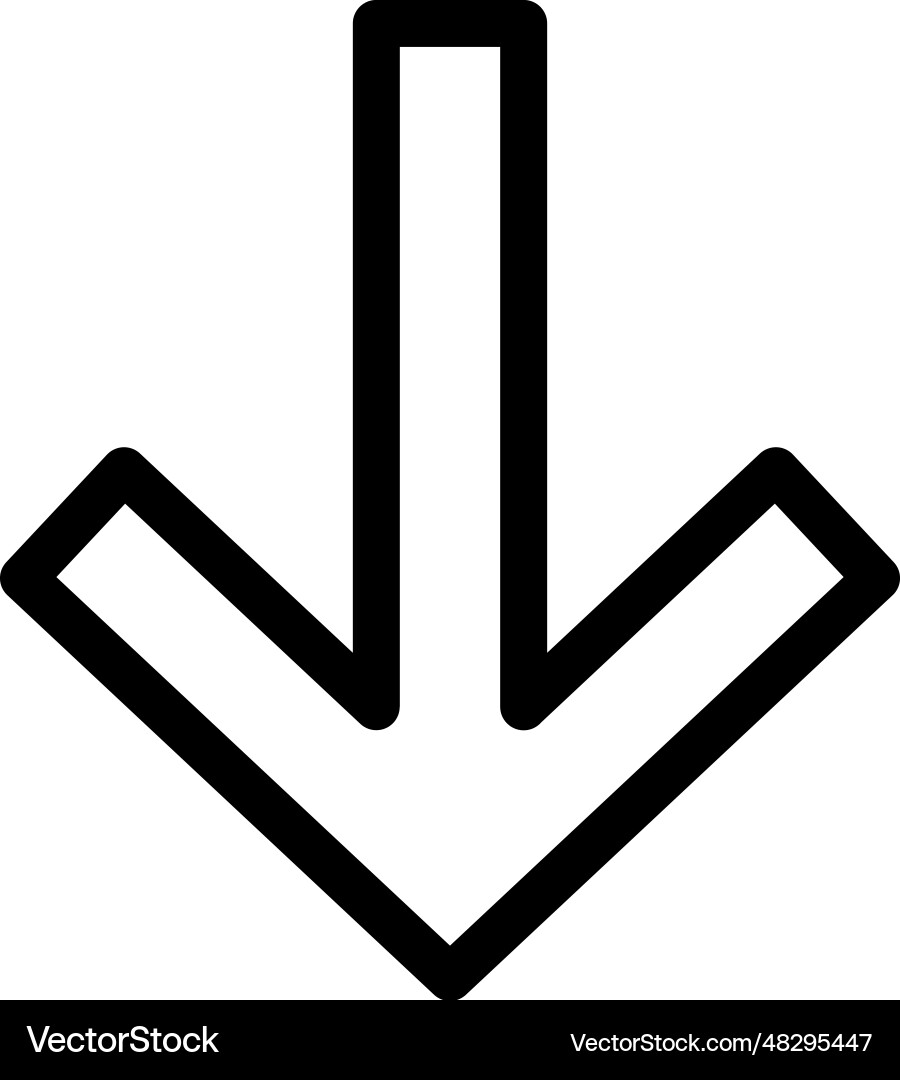 Arrow icon Royalty Free Vector Image - VectorStock