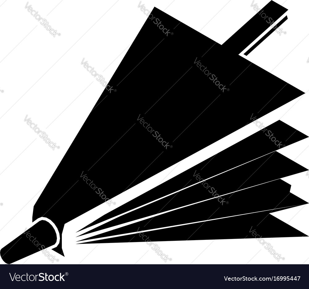 Fire Bellows Icon Simple Black Style Royalty Free Vector