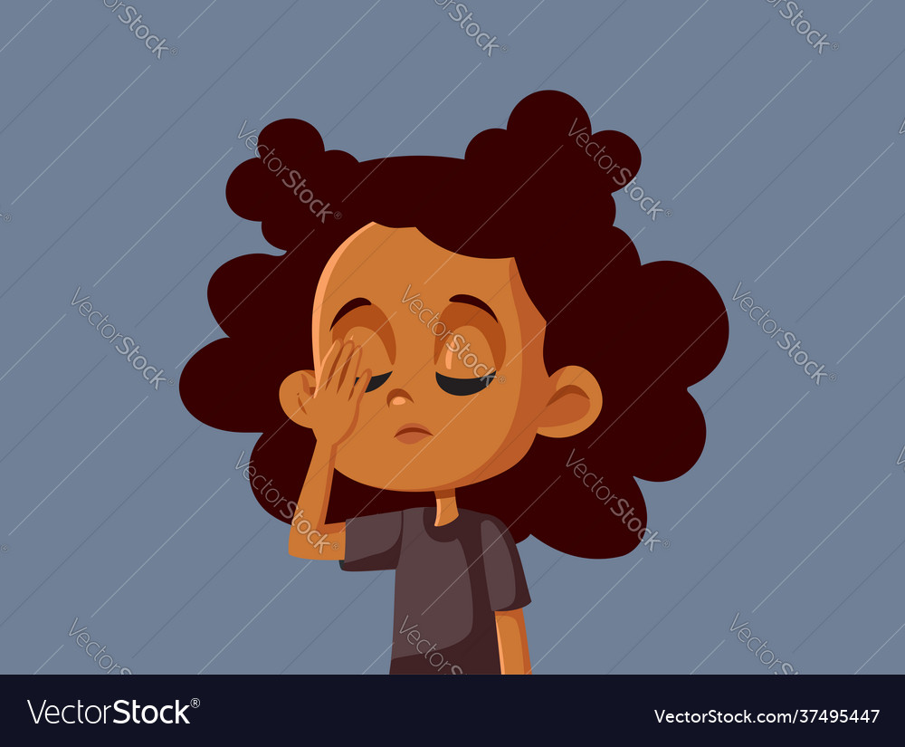 Frustrated Young Girl - Shame & Disappointment
