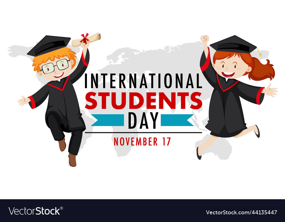 International student day banner design