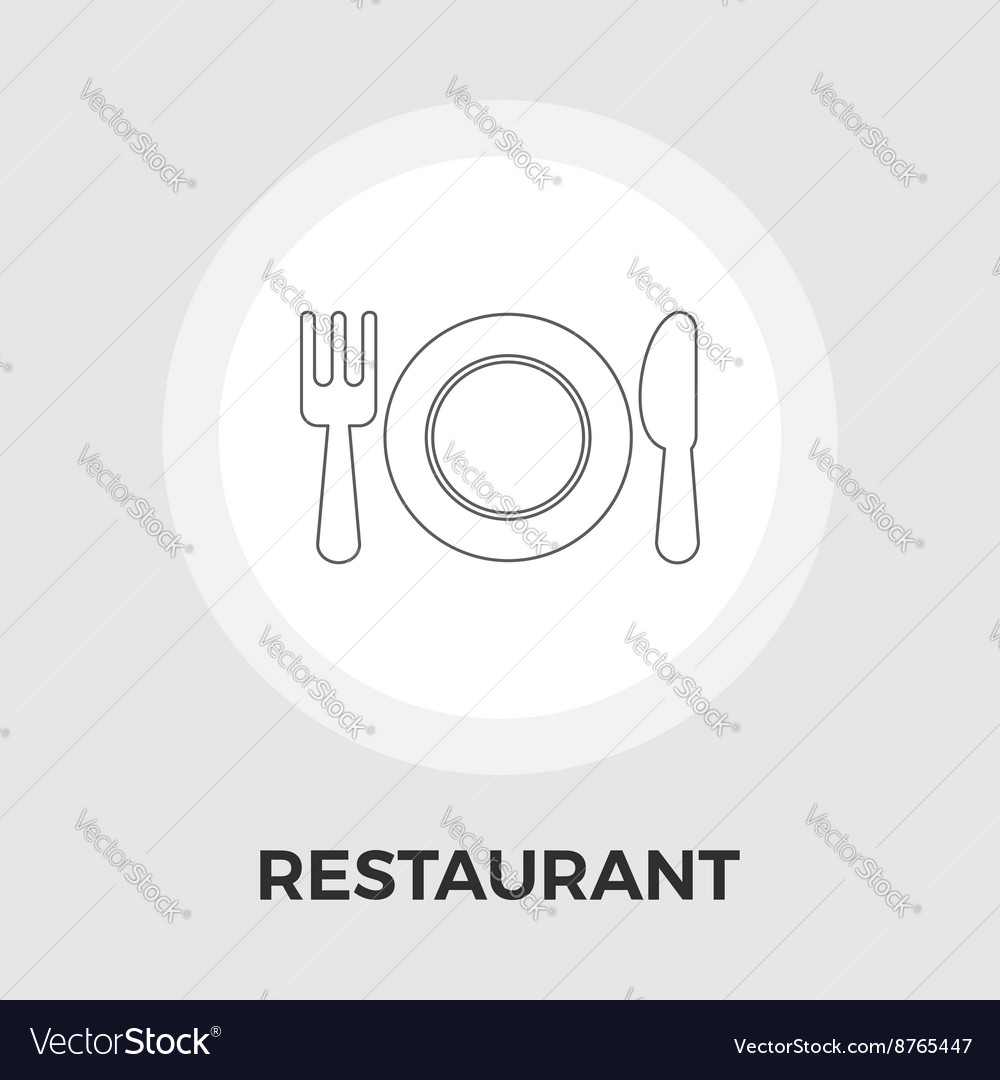 Restaurant flat icon