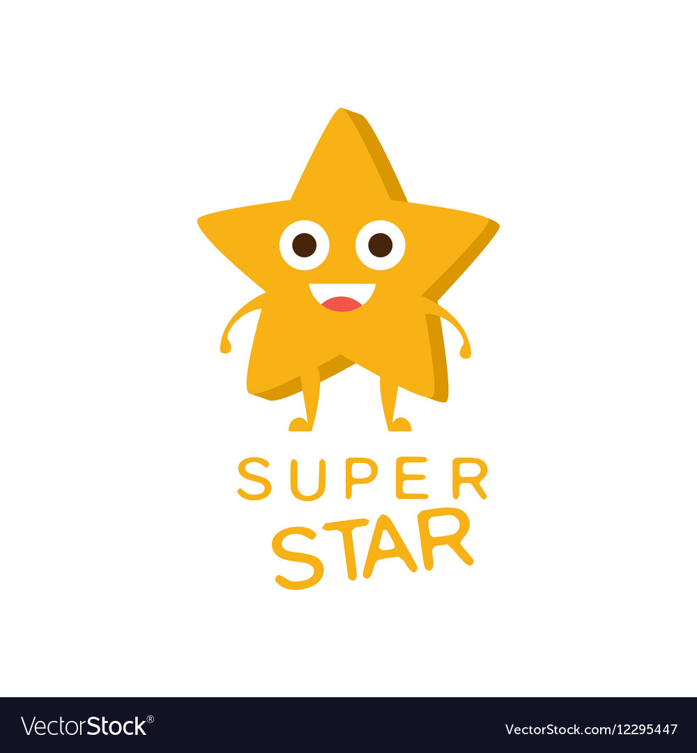 Super star logo Royalty Free Vector Image - VectorStock