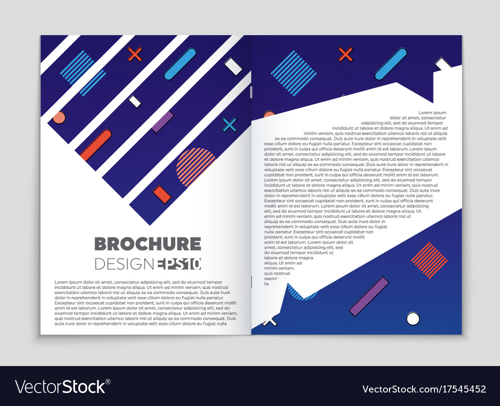Abstract layout background set for art