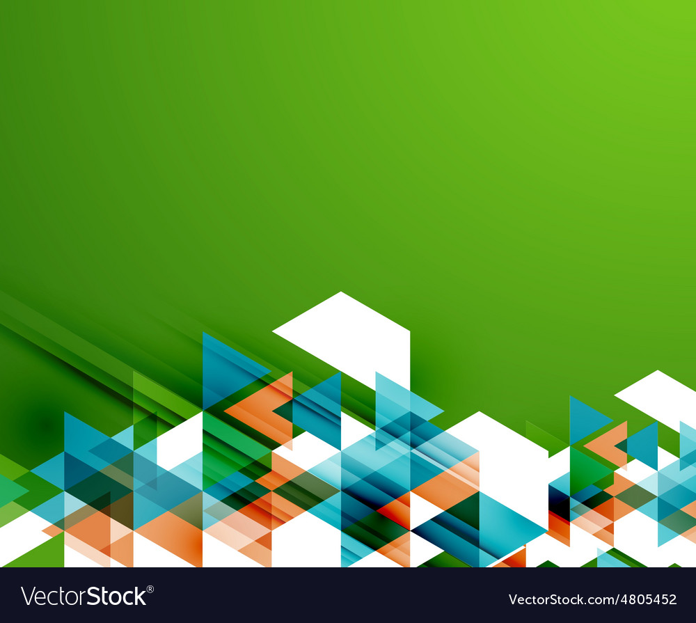 Triangle pattern composition abstract background