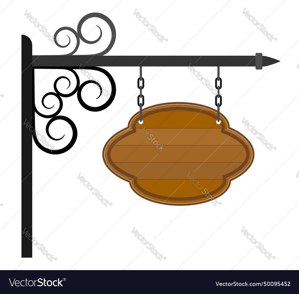 Wooden board made of wood cartoon stock