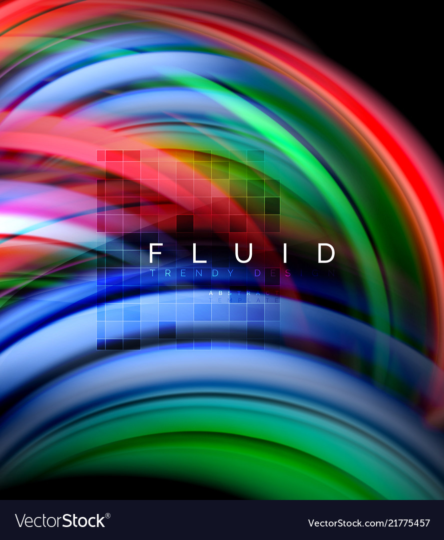 Fluid smooth wave abstract background flowing