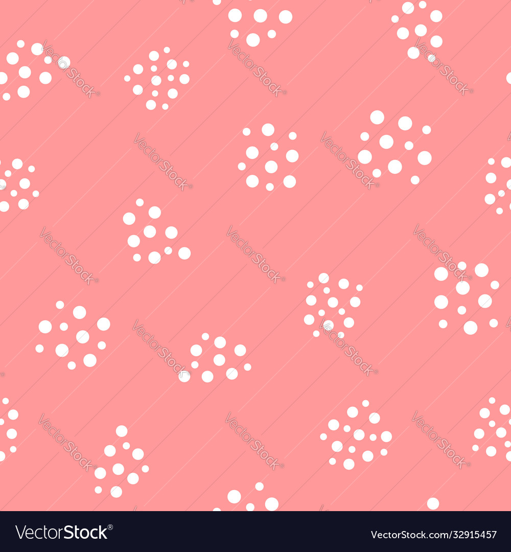 Geometric seamless pattern with randomly