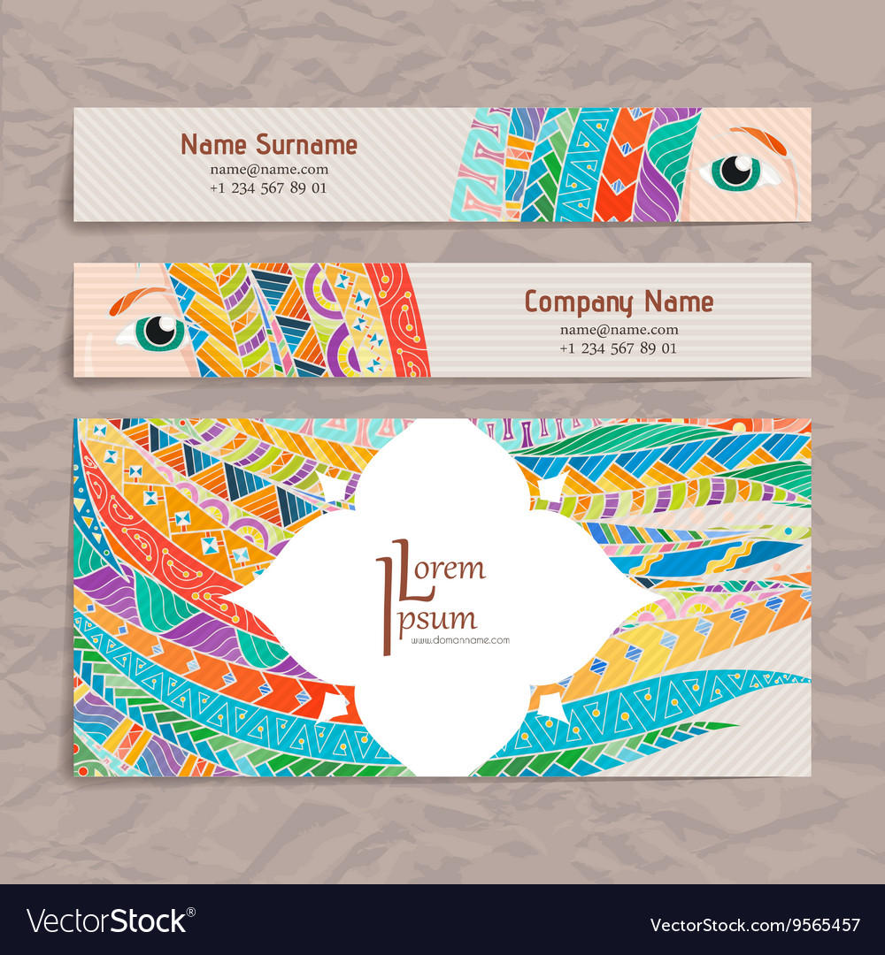 Set of design templates brochures