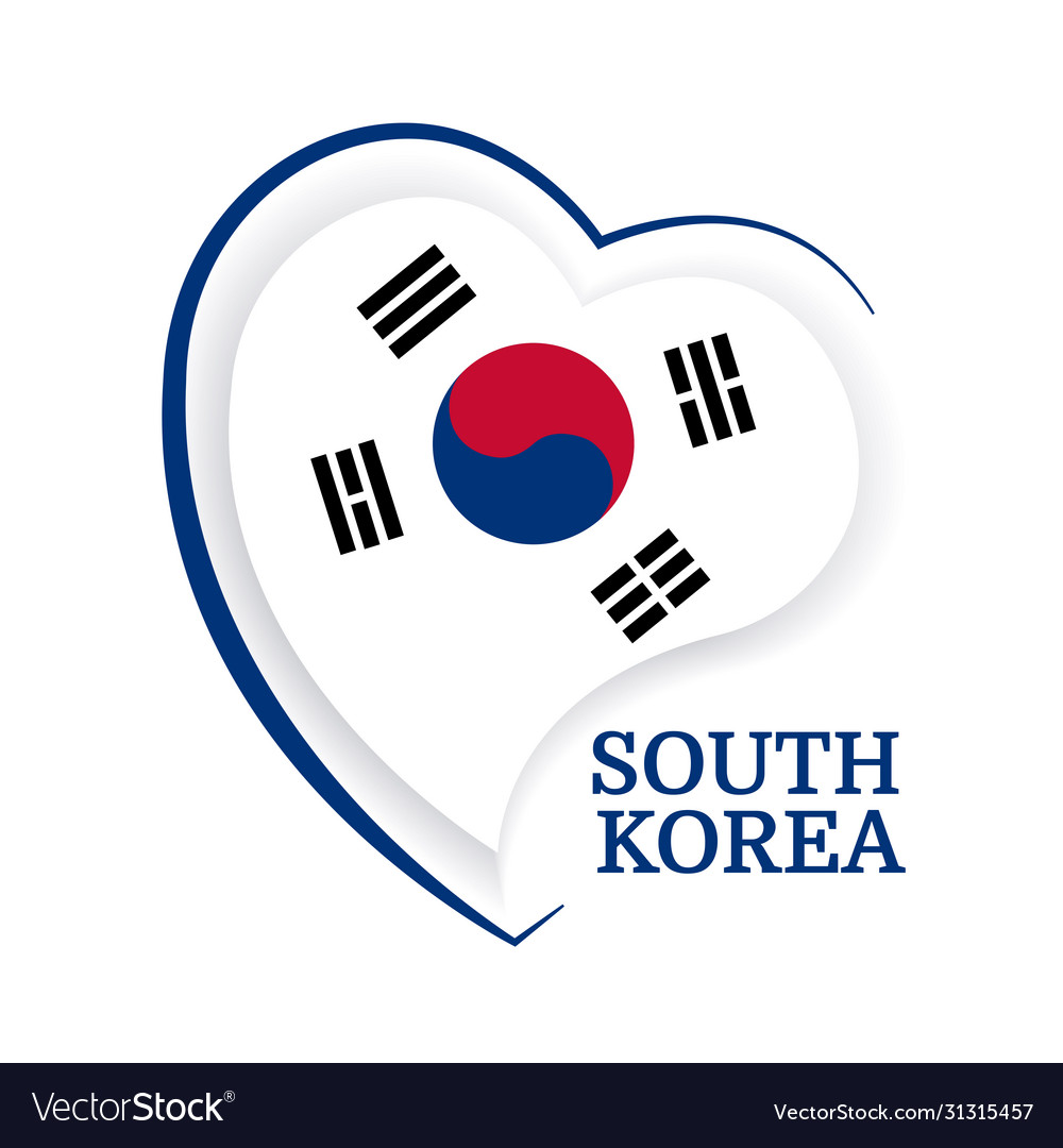 South Korea Royalty Free Vector Image Vectorstock South Korea Royalty Free Vector Image Vectorstock