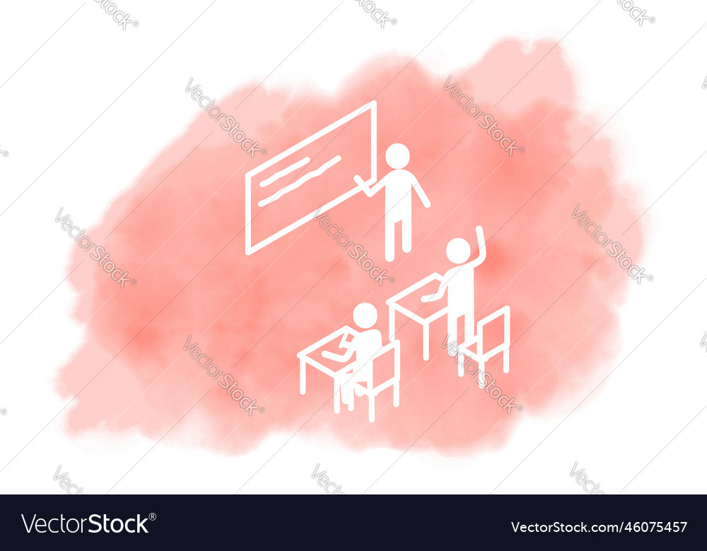 Watercolor Style Sdgs Goal 4 Quality Education Vector Image