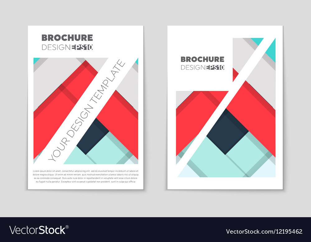 Abstract layout background set for art
