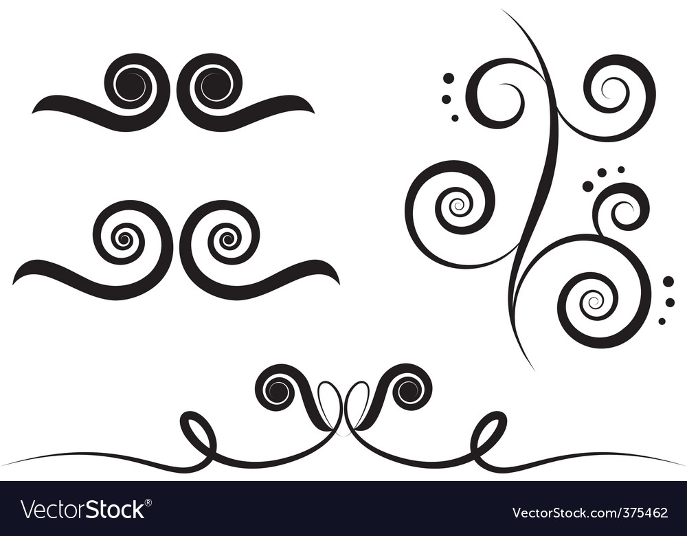 swirls clipart