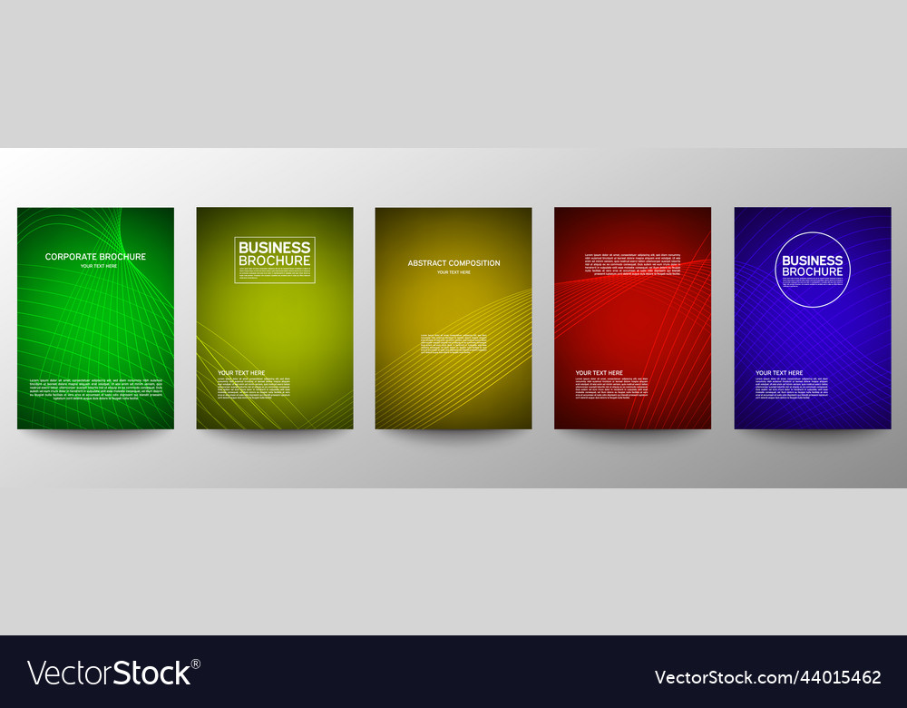 Cover geometric minimal set abstract line pattern vector image Cover geometric minimal set abstract line pattern