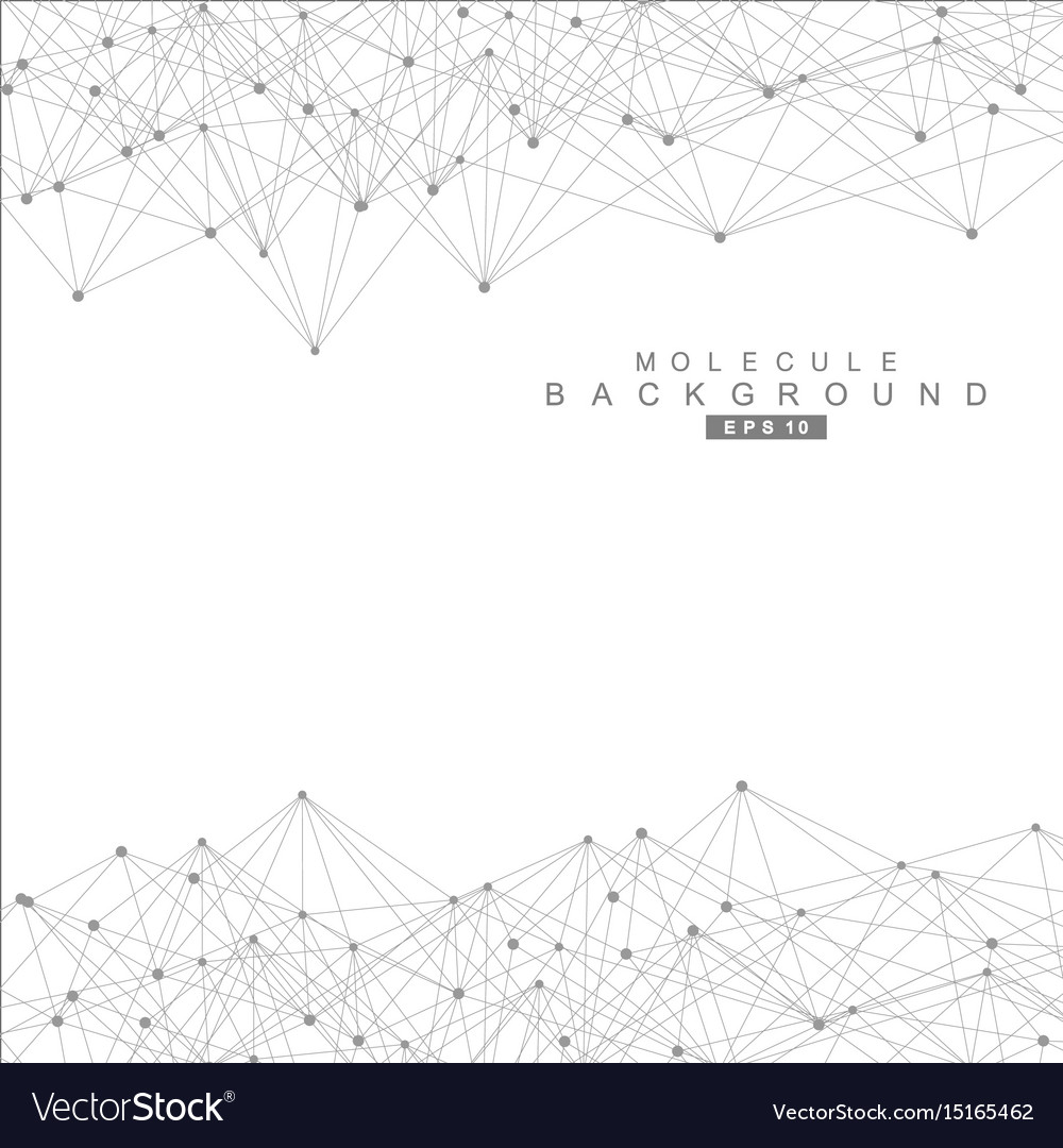 Geometric abstract background with connected line