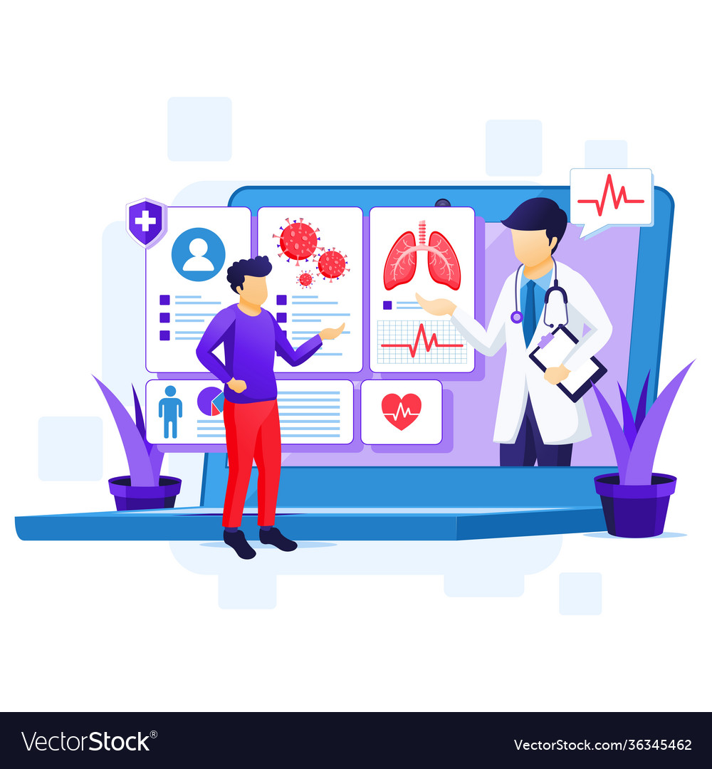 Online medical diagnostics concept health