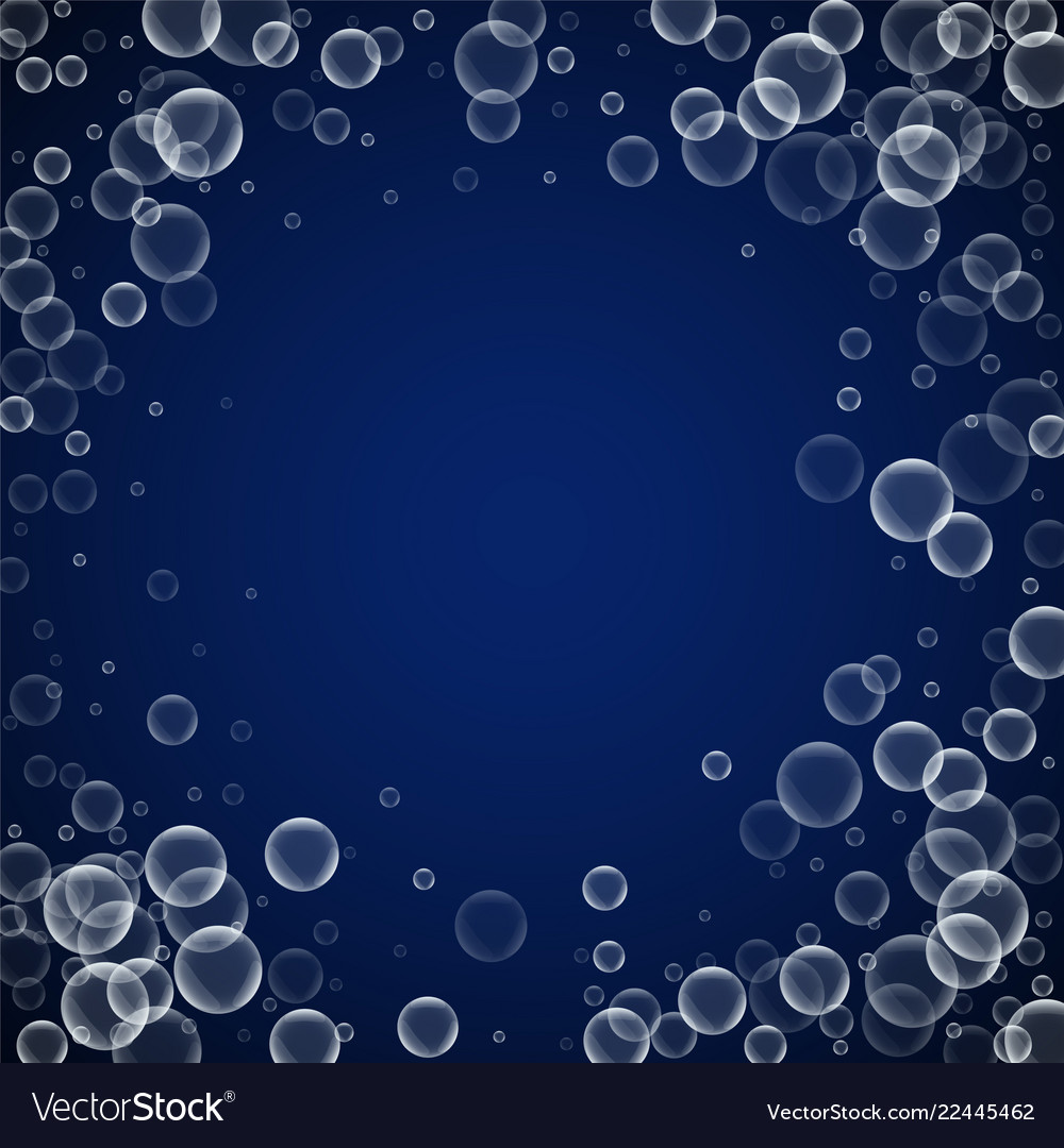 Random soap bubbles abstract background blowing b vector image Random soap bubbles abstract background blowing b