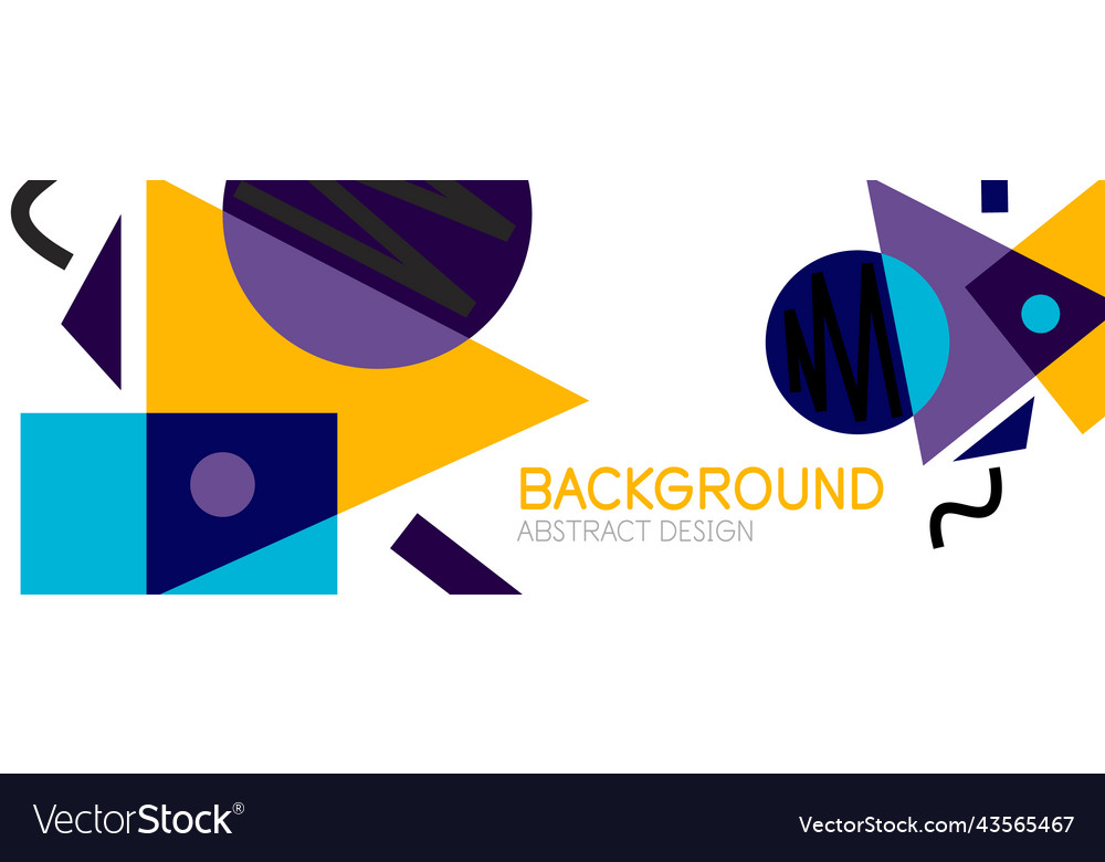 Abstract background with blocks lines geometric vector image Abstract background with blocks lines geometric
