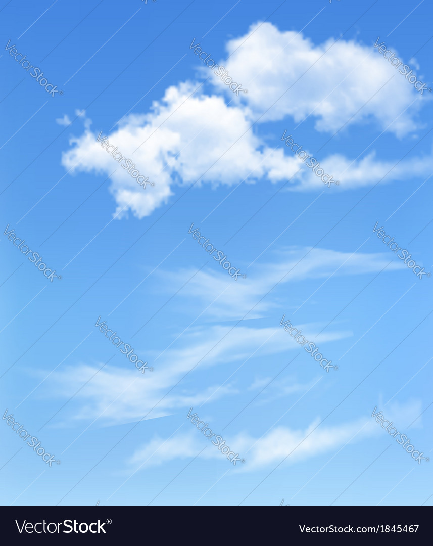 Blue sky with clouds background
