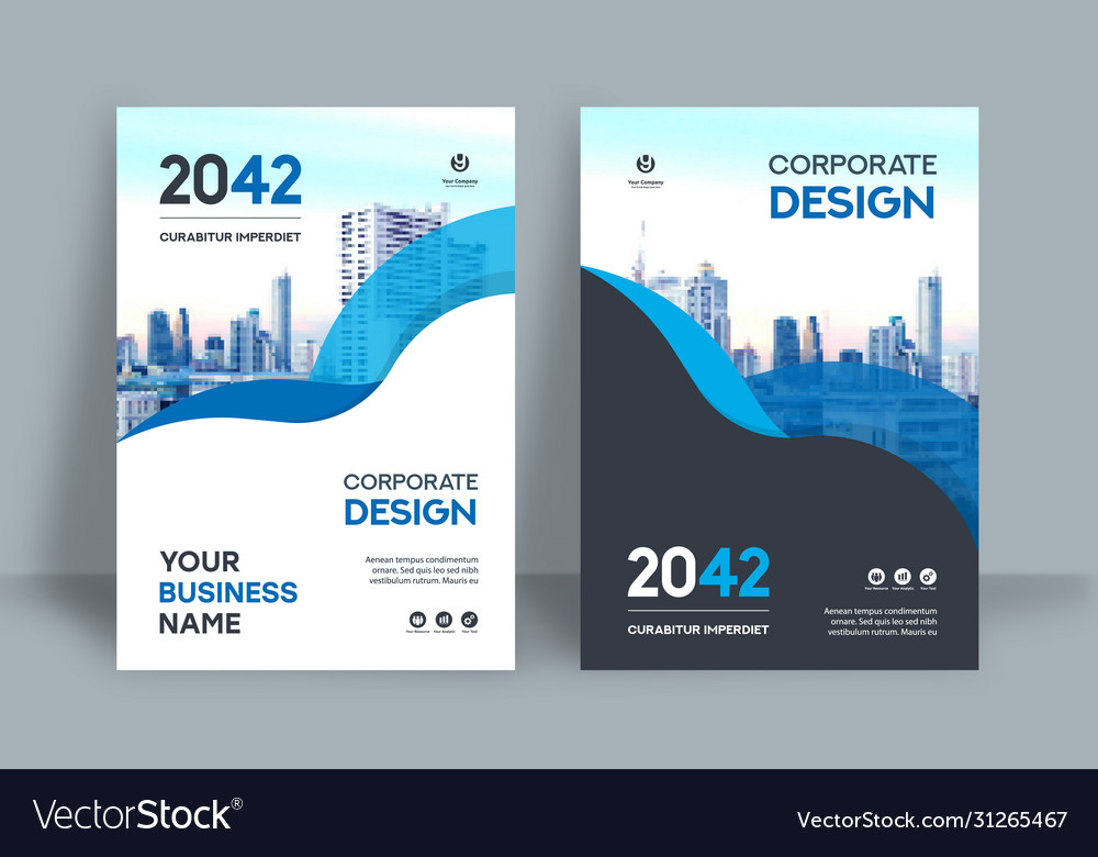 City background business book cover design