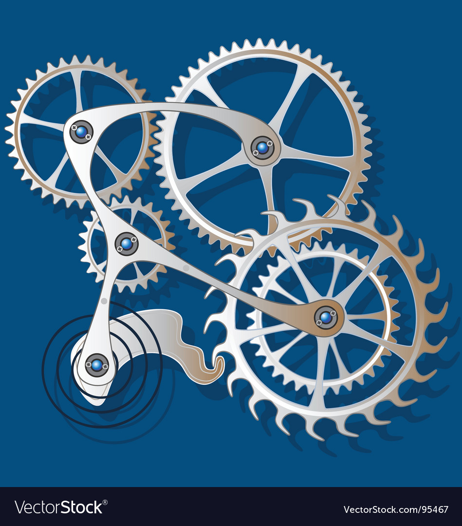 Cogs and gears Royalty Free Vector Image VectorStock
