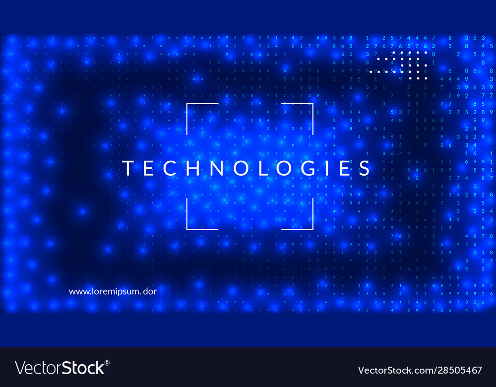 Digital technology abstract background artificial vector image Digital technology abstract background artificial