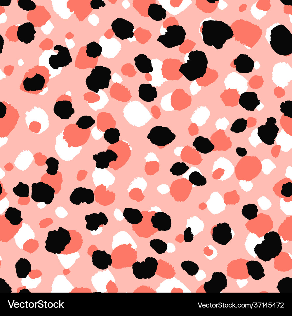Abstract modern leopard seamless pattern animals Vector Image
