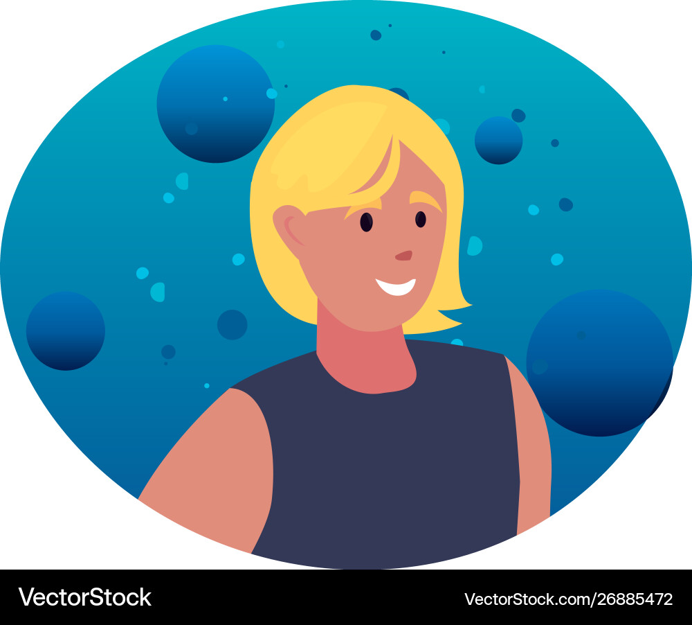 Businessman Portrait Character White Background Vector Image