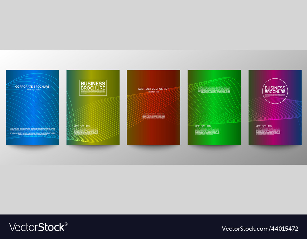 Cover geometric minimal set abstract line pattern vector image Cover geometric minimal set abstract line pattern