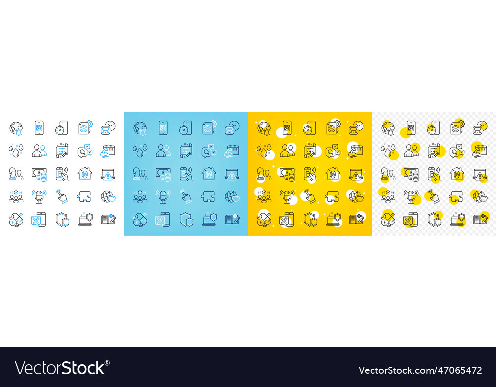 Icons set of engineering documentation vector image Icons set of engineering documentation