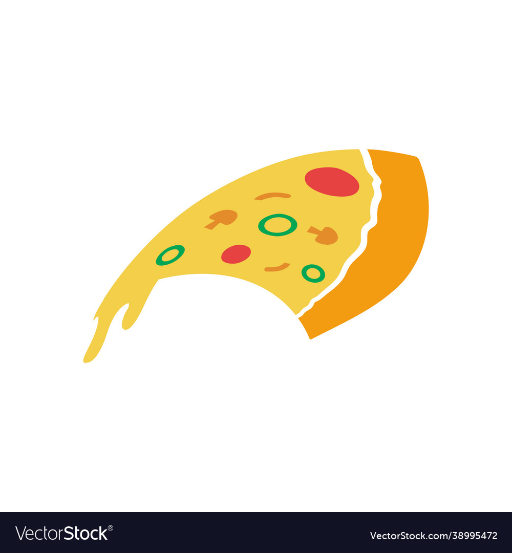 Pizza slice icon design