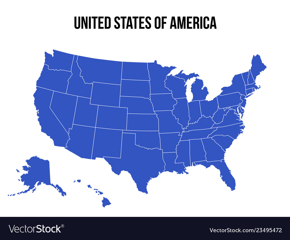 United states of america карта