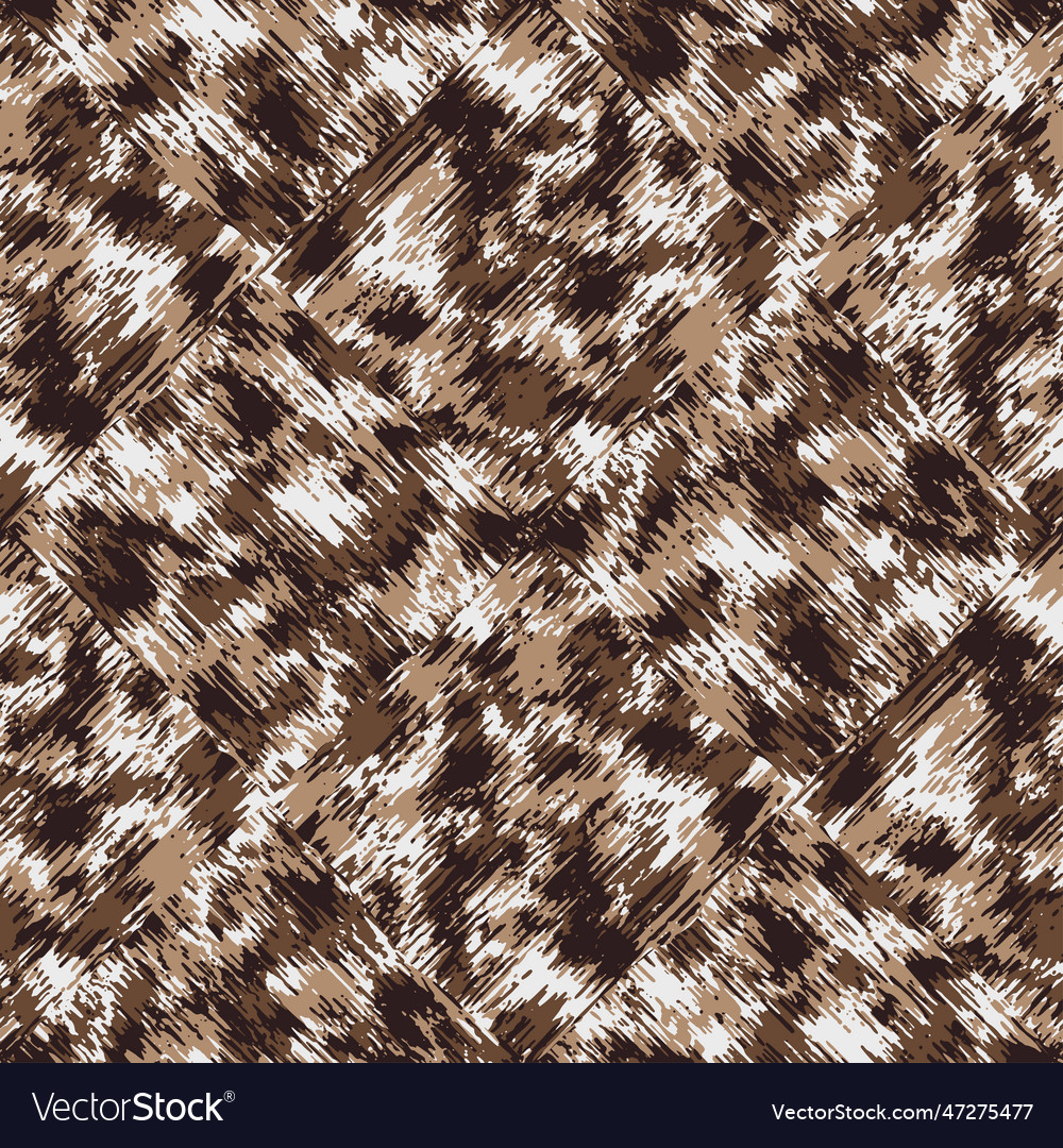 Mottled textured subtle tile checked pattern vector image Mottled textured subtle tile checked pattern
