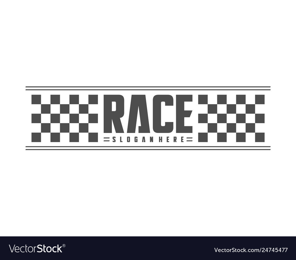 Race flag design concepts icon speed simple