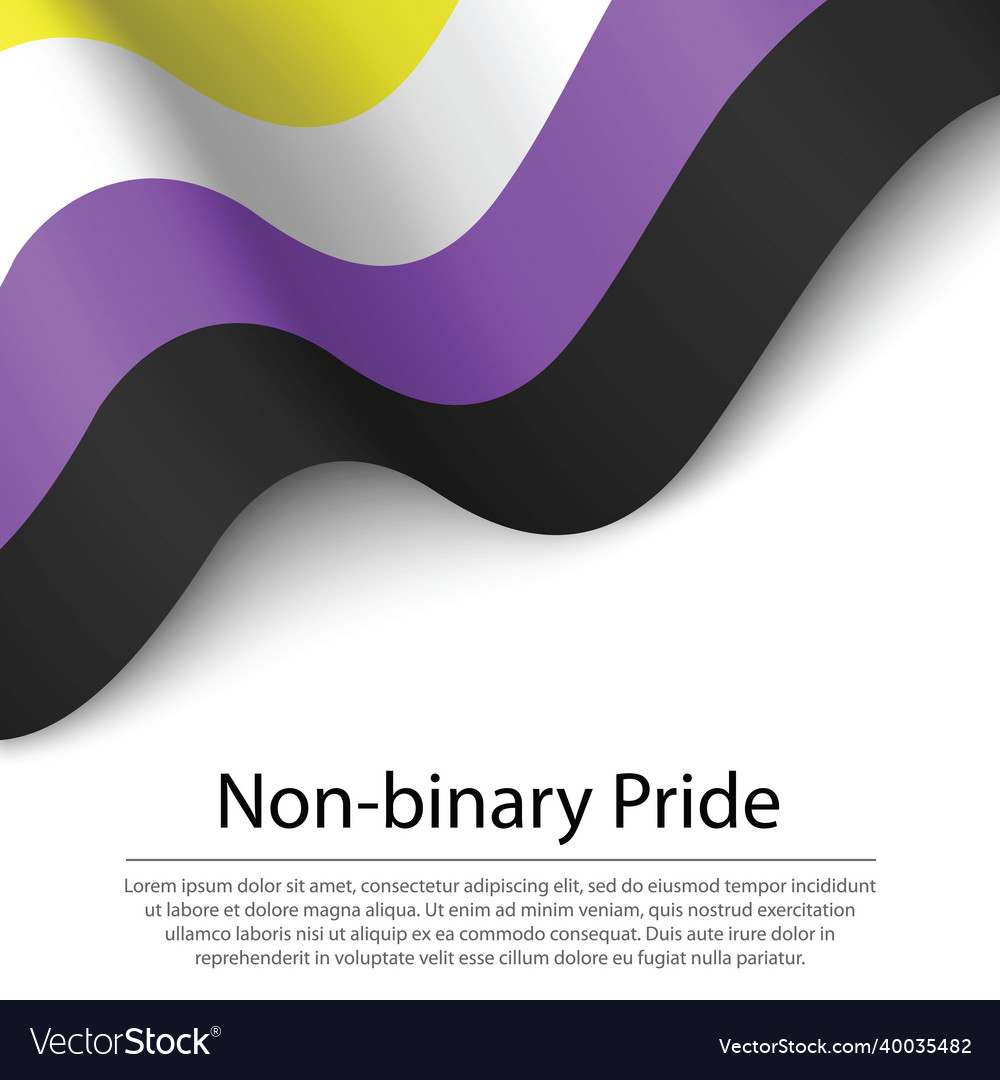 Non-Binary Pride Flag - Wave