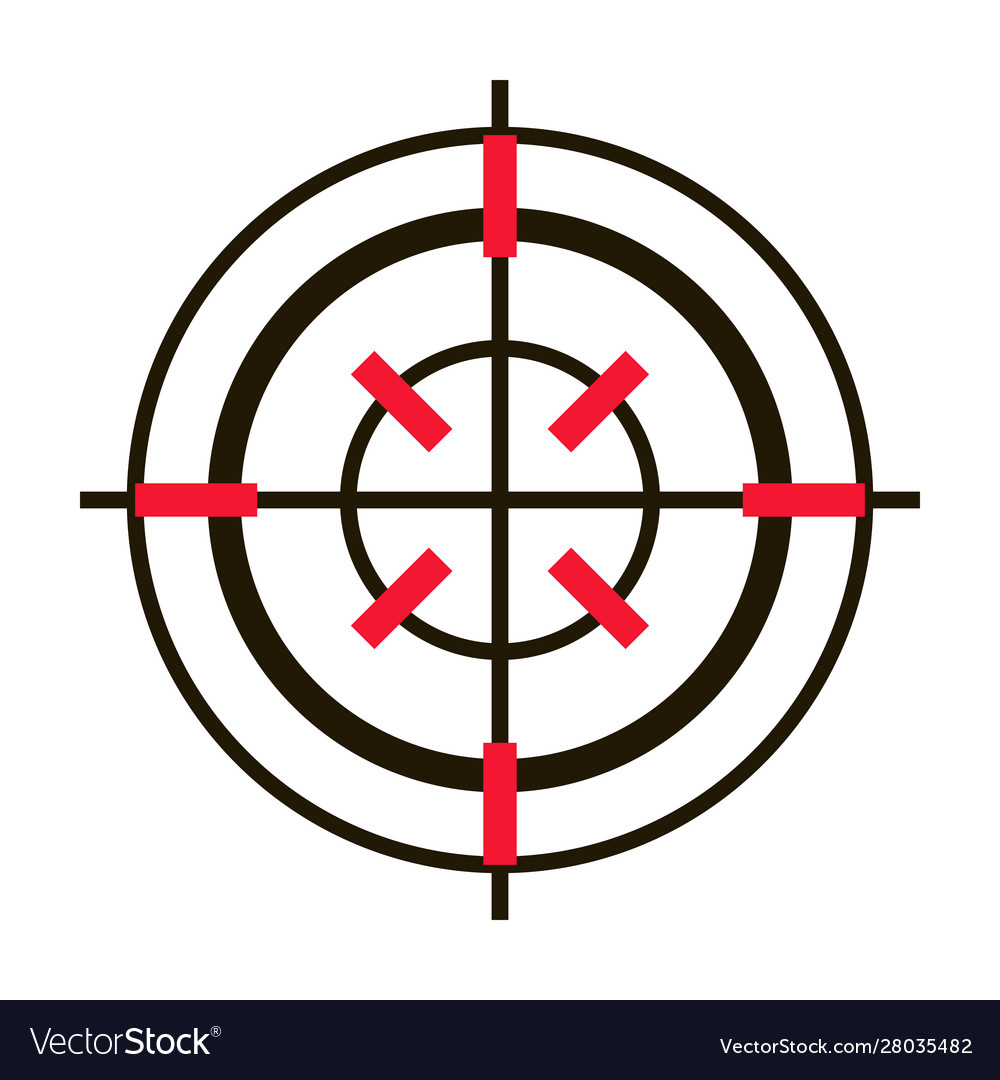 Sniper sight iconblack icon