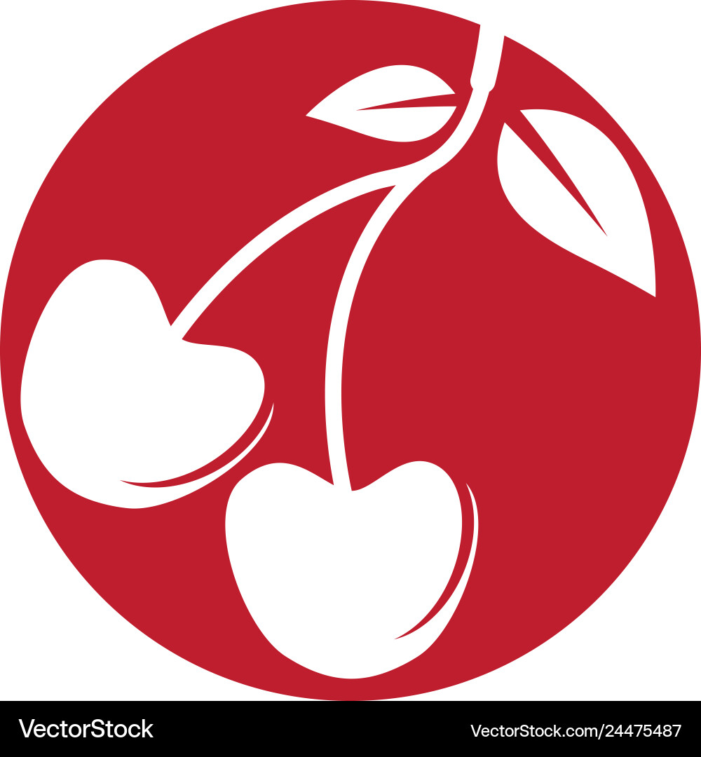 Cherry Royalty Free Vector Image - VectorStock