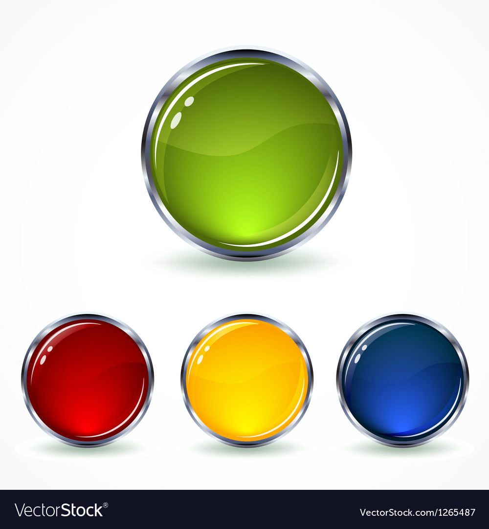 Colorful Button & Shape Elements