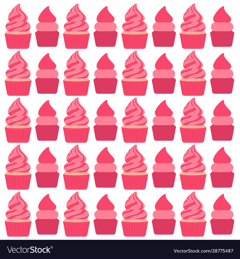 Design pattern repetition template with pink vector image Design pattern repetition template with pink